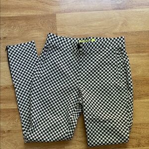 Betabrand skinny leg cat print pencil dress yoga pants